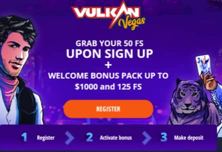 Vulkan Vegas no deposit bonus